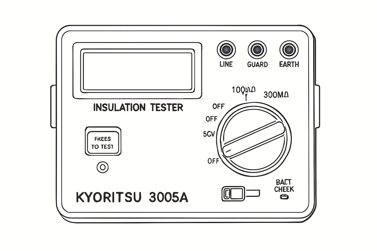 Đánh giá kỹ thuật Bo mạch chính máy đo điện trở cách điện KYORITSU 3005A