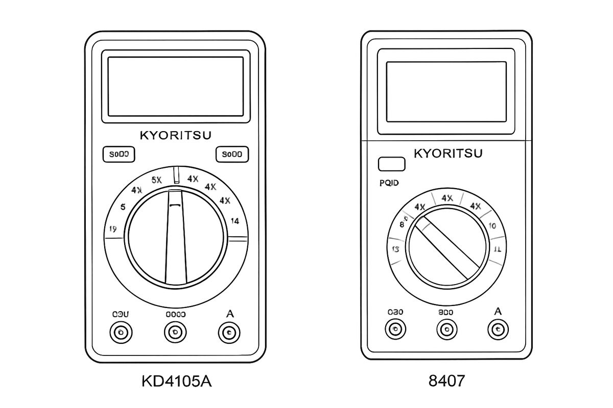 So sánh kỹ thuật sản phẩm kiểm định Kyoritsu KD4105A và Kyoritsu 8407