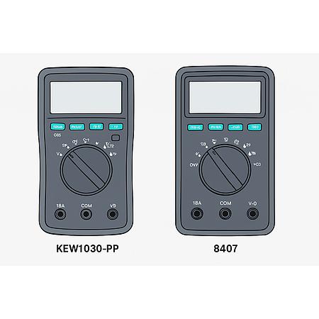 So sánh kỹ thuật sản phẩm KYORITSU KEW1030-PP và Kyoritsu 8407