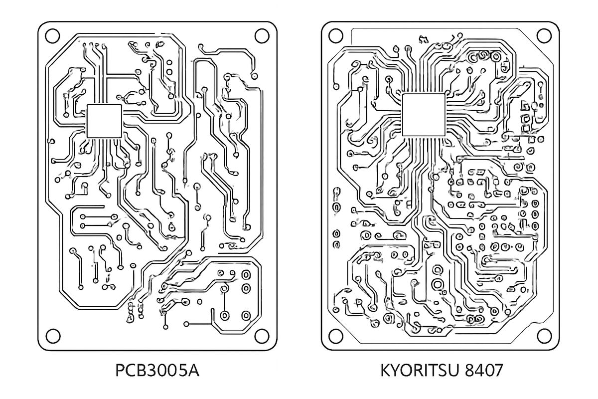 So sánh kỹ thuật giữa Bảng Mạch PCB3005A KYORITSU và Kyoritsu 8407