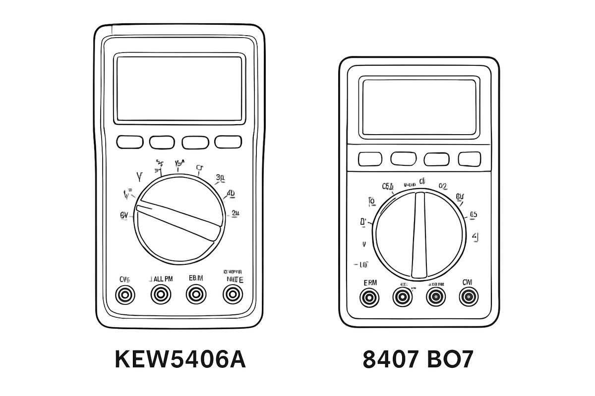 So sánh kỹ thuật sản phẩm KYORITSU KEW5406A và Kyoritsu 8407
