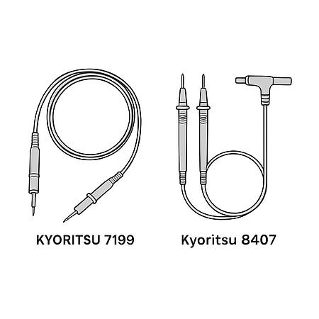 So sánh kỹ thuật sản phẩm dây kết nối KYORITSU 7199 và Kyoritsu 8407
