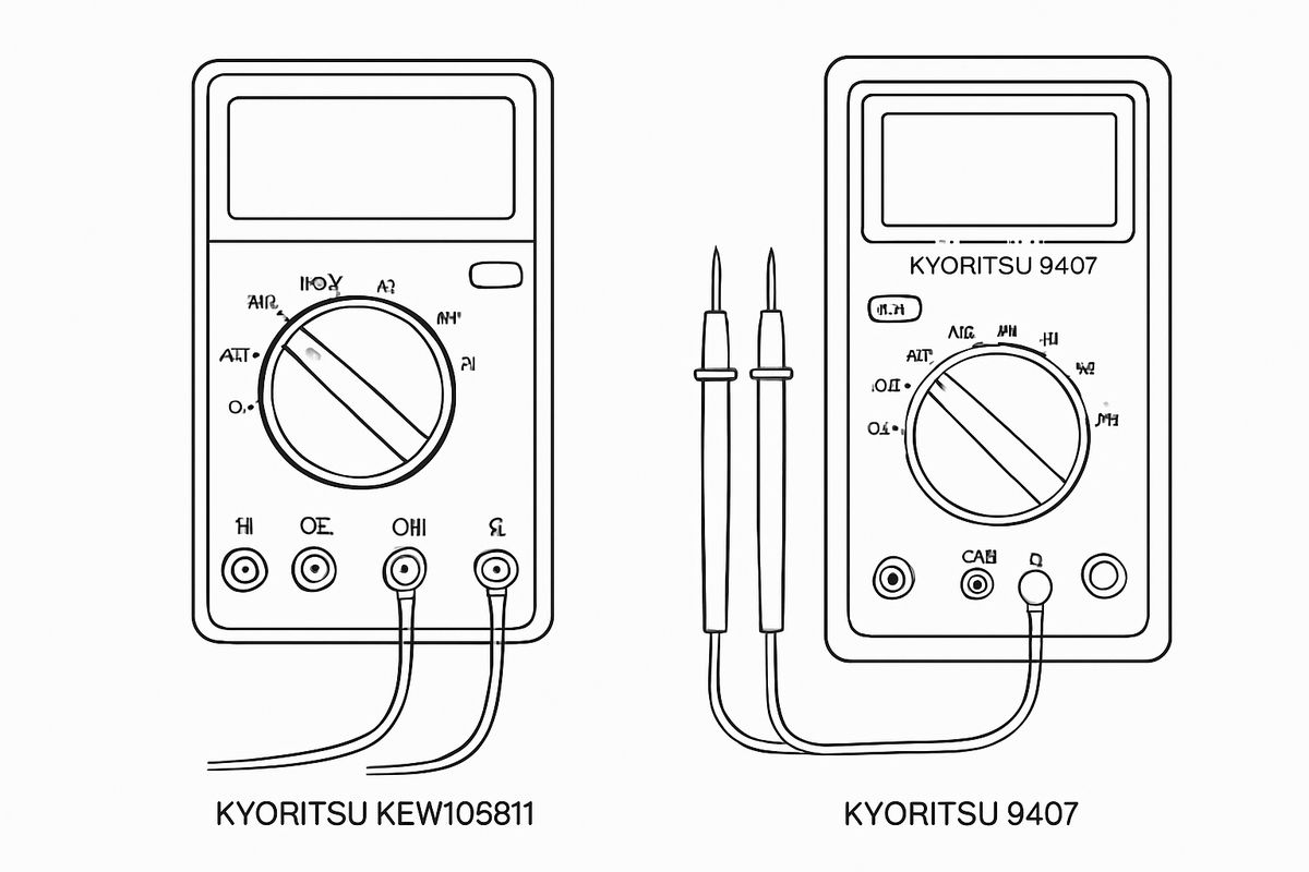 So sánh kỹ thuật sản phẩm KYORITSU KEW105811 và Kyoritsu 8407