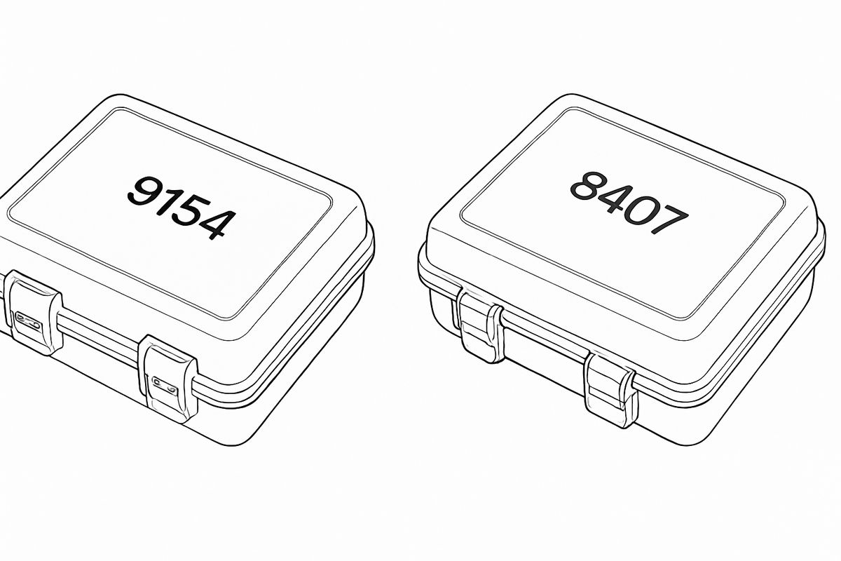 So sánh kỹ thuật chuyên sâu: Hộp Đựng KYORITSU 9154 và Kyoritsu 8407