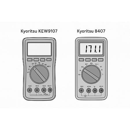 So sánh kỹ thuật sâu giữa KYORITSU KEW9107 và Kyoritsu 8407