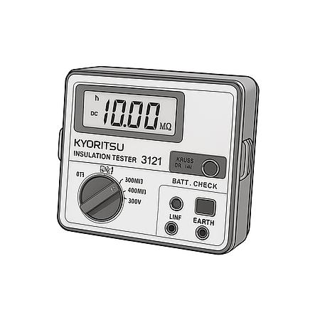 Đánh giá chuyên sâu về Đồng hồ đo điện trở cách điện KYORITSU 3121